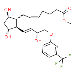 ChemSpider 2D Image | Fluprostenol methyl ester | C24H31F3O6