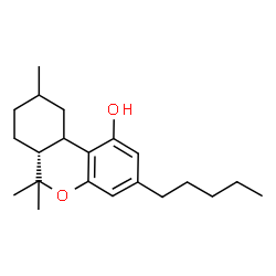 ChemSpider 2D Image | (6aR)-6,6,9-Trimethyl-3-pentyl-6a,7,8,9,10,10a-hexahydro-6H-benzo[c]chromen-1-ol | C21H32O2