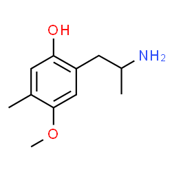 ChemSpider 2D Image | 2-(2-Aminopropyl)-4-methoxy-5-methylphenol | C11H17NO2