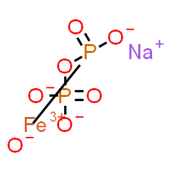 ChemSpider 2D Image | Ferric sodium pyrophosphate | FeNaO7P2