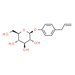 ChemSpider 2D Image | Chavicol Î²-D-glucoside | C15H20O6