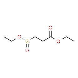 ChemSpider 2D Image | Ethyl 3-(ethoxysulfinyl)propanoate | C7H14O4S