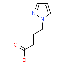 ChemSpider 2D Image | 4-(1H-Pyrazol-1-yl)butanoic acid | C7H10N2O2
