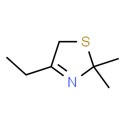 ChemSpider 2D Image | 4-Ethyl-2,2-dimethyl-2,5-dihydro-1,3-thiazole | C7H13NS