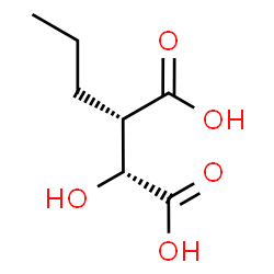 ChemSpider 2D Image | (2R,3S)-2-Hydroxy-3-propylsuccinic acid | C7H12O5