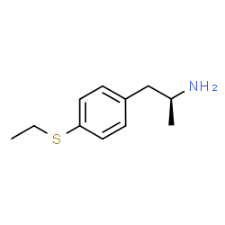 ChemSpider 2D Image | (2S)-1-[4-(Ethylsulfanyl)phenyl]-2-propanamine | C11H17NS