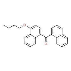 ChemSpider 2D Image | (4-Butoxy-1-naphthyl)(1-naphthyl)methanone | C25H22O2