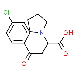 ChemSpider 2D Image | 4-(4-Chlorophenyl)-4-oxo-2-(1-pyrrolidinyl)butanoic acid | C14H16ClNO3