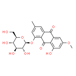 ChemSpider 2D Image | Physcion 8-glucoside | C22H22O10