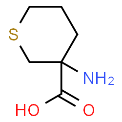 ChemSpider 2D Image | 3-Aminotetrahydro-2H-thiopyran-3-carboxylic acid | C6H11NO2S