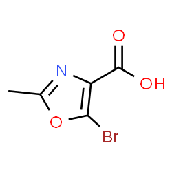 ChemSpider 2D Image | 5-Bromo-2-methyloxazole-4-carboxylic acid | C5H4BrNO3
