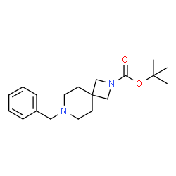 ChemSpider 2D Image | tert-Butyl 7-benzyl-2,7-diazaspiro[3.5]nonane-2-carboxylate | C19H28N2O2