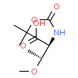 ChemSpider 2D Image | BOC-THR(ME)-OH | C10H19NO5