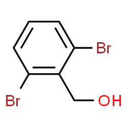 ChemSpider 2D Image | (2,6-Dibromophenyl)methanol | C7H6Br2O