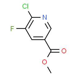 ChemSpider 2D Image | Methyl 6-chloro-5-fluoronicotinate | C7H5ClFNO2