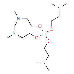 ChemSpider 2D Image | TITANIUM TETRA(N,N-DIMETHYLETHANOLAMINE) | C16H40N4O4Ti