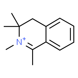ChemSpider 2D Image | 1,2,3,3-Tetramethyl-3,4-dihydroisoquinolinium | C13H18N