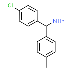 ChemSpider 2D Image | 1-(4-Chlorophenyl)-1-(4-methylphenyl)methanamine | C14H14ClN