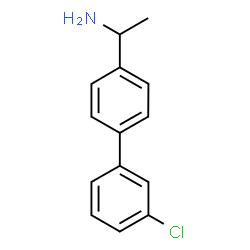 ChemSpider 2D Image | 1-(3'-Chloro-4-biphenylyl)ethanamine | C14H14ClN