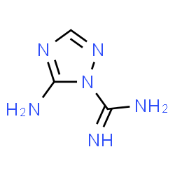 ChemSpider 2D Image | 5-Amino-1H-1,2,4-triazole-1-carboximidamide | C3H6N6