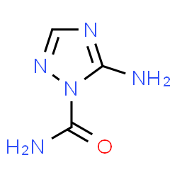ChemSpider 2D Image | 5-Amino-1H-1,2,4-triazole-1-carboxamide | C3H5N5O
