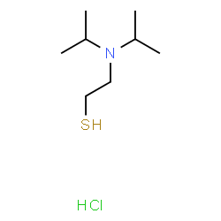ChemSpider 2D Image | 2-(Diisopropylamino)ethanethiol hydrochloride | C8H20ClNS
