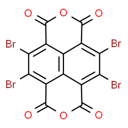 ChemSpider 2D Image | 4,5,9,10-Tetrabromoisochromeno[6,5,4-def]isochromene-1,3,6,8-tetrone | C14Br4O6