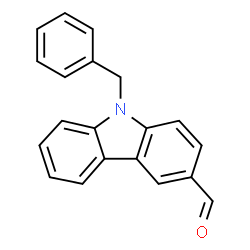 ChemSpider 2D Image | 9-Benzyl-9H-carbazole-3-carbaldehyde | C20H15NO