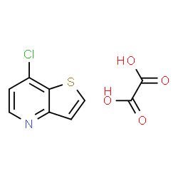 ChemSpider 2D Image | 7-Chlorothieno[3,2-b]pyridine oxalate | C9H6ClNO4S
