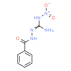 ChemSpider 2D Image | 2-Benzoyl-N'-nitrohydrazinecarboximidamide | C8H9N5O3
