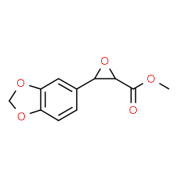 ChemSpider 2D Image | Methyl 3-(1,3-benzodioxol-5-yl)-2-oxiranecarboxylate | C11H10O5