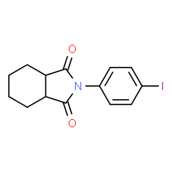 ChemSpider 2D Image | 2-(4-Iodo-phenyl)-hexahydro-isoindole-1,3-dione | C14H14INO2