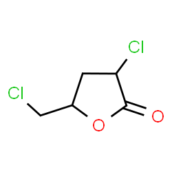 ChemSpider 2D Image | 3-Chloro-5-(chloromethyl)dihydro-2(3H)-furanone | C5H6Cl2O2
