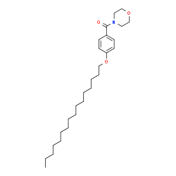 ChemSpider 2D Image | (4-Hexadecyloxy-phenyl)-morpholin-4-yl-methanone | C27H45NO3