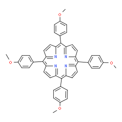ChemSpider 2D Image | 5,10,15,20-Tetrakis(4-methoxyphenyl)porphine | C48H36N4O4