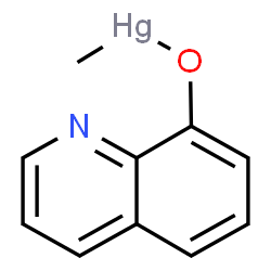 ChemSpider 2D Image | (8-HYDROXYQUINOLINATO)METHYLMERCURY | C10H9HgNO