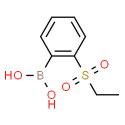 ChemSpider 2D Image | 2-Ethylsulfonylphenylboronic acid | C8H11BO4S