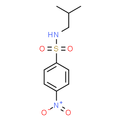 ChemSpider 2D Image | N-Isobutyl-4-nitrobenzenesulfonamide | C10H14N2O4S