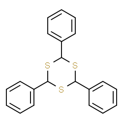 ChemSpider 2D Image | 2,4,6-Triphenyl-1,3,5-trithiane | C21H18S3