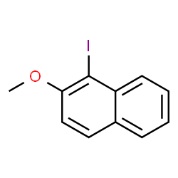 ChemSpider 2D Image | 1-Iodo-2-methoxynaphthalene | C11H9IO