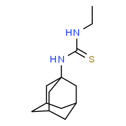 ChemSpider 2D Image | 1-Adamantan-1-yl-3-ethylthiourea | C13H22N2S
