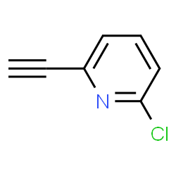 ChemSpider 2D Image | 2-Chloro-6-ethynylpyridine | C7H4ClN