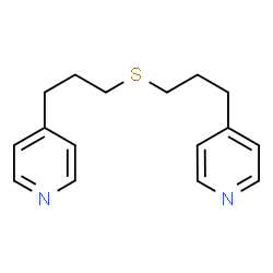 ChemSpider 2D Image | 4,4'-(Sulfanediyldi-3,1-propanediyl)dipyridine | C16H20N2S