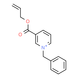 ChemSpider 2D Image | 3-Allyloxycarbonyl-1-benzyl-pyridinium | C16H16NO2