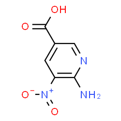 ChemSpider 2D Image | 6-Amino-5-nitronicotinic acid | C6H5N3O4