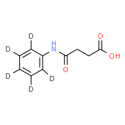 ChemSpider 2D Image | 4-Oxo-4-[(~2~H_5_)phenylamino]butanoic acid | C10H6D5NO3