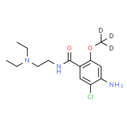 ChemSpider 2D Image | metoclopramide | C14H19D3ClN3O2