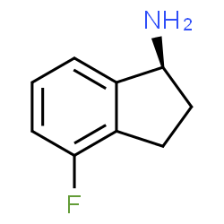 ChemSpider 2D Image | (1S)-4-Fluoro-1-indanamine | C9H10FN