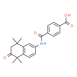 ChemSpider 2D Image | Keto Tamibarotene | C22H23NO4
