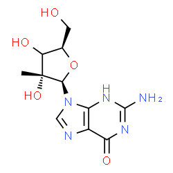 ChemSpider 2D Image | (3xi)-2'-C-Methylguanosine | C11H15N5O5